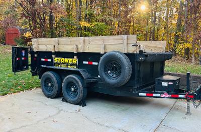 72" x 12' Dump Trailer view 2