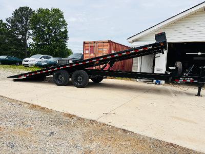 24ft Tilt Deck-Over Trailer